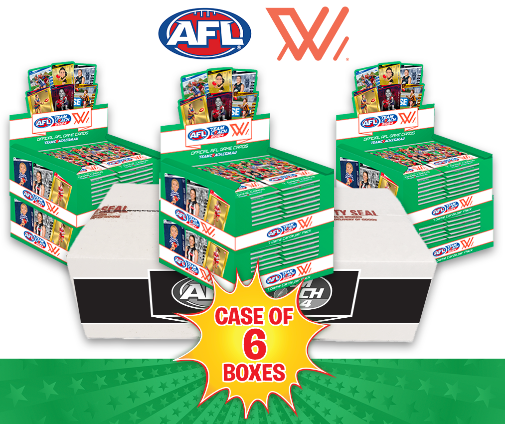 AFLW Teamcoach 2024 Game Card Packs - 6 Boxes of 144 Packs – AFL TEAMCOACH