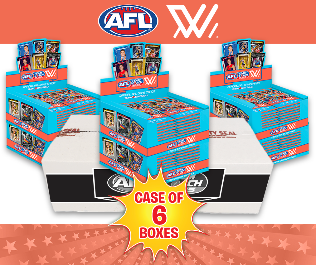 AFLW Teamcoach 2025 Game Card Packs - 6 Boxes of 144 Packs *** LIMIT 1 PER PERSON ***