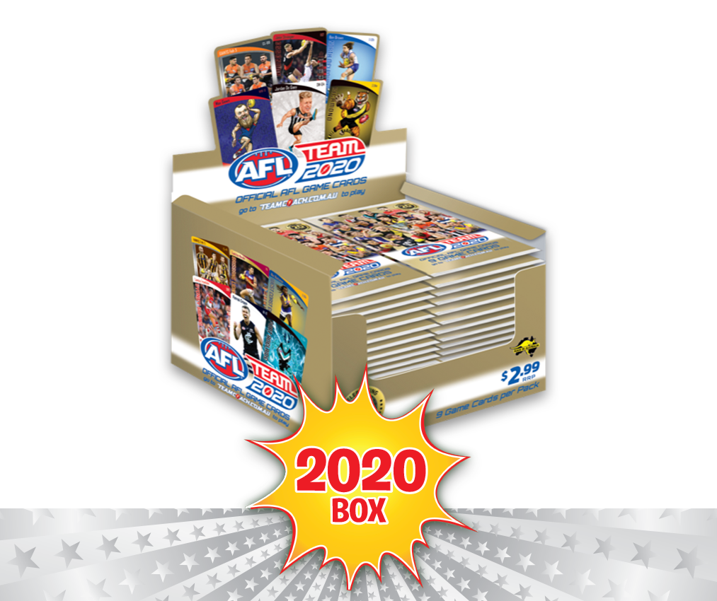 AFL Teamcoach 2020 Game Card Packs - Box of 36 Packs